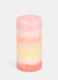 Cylindrical candle with faded effect_0