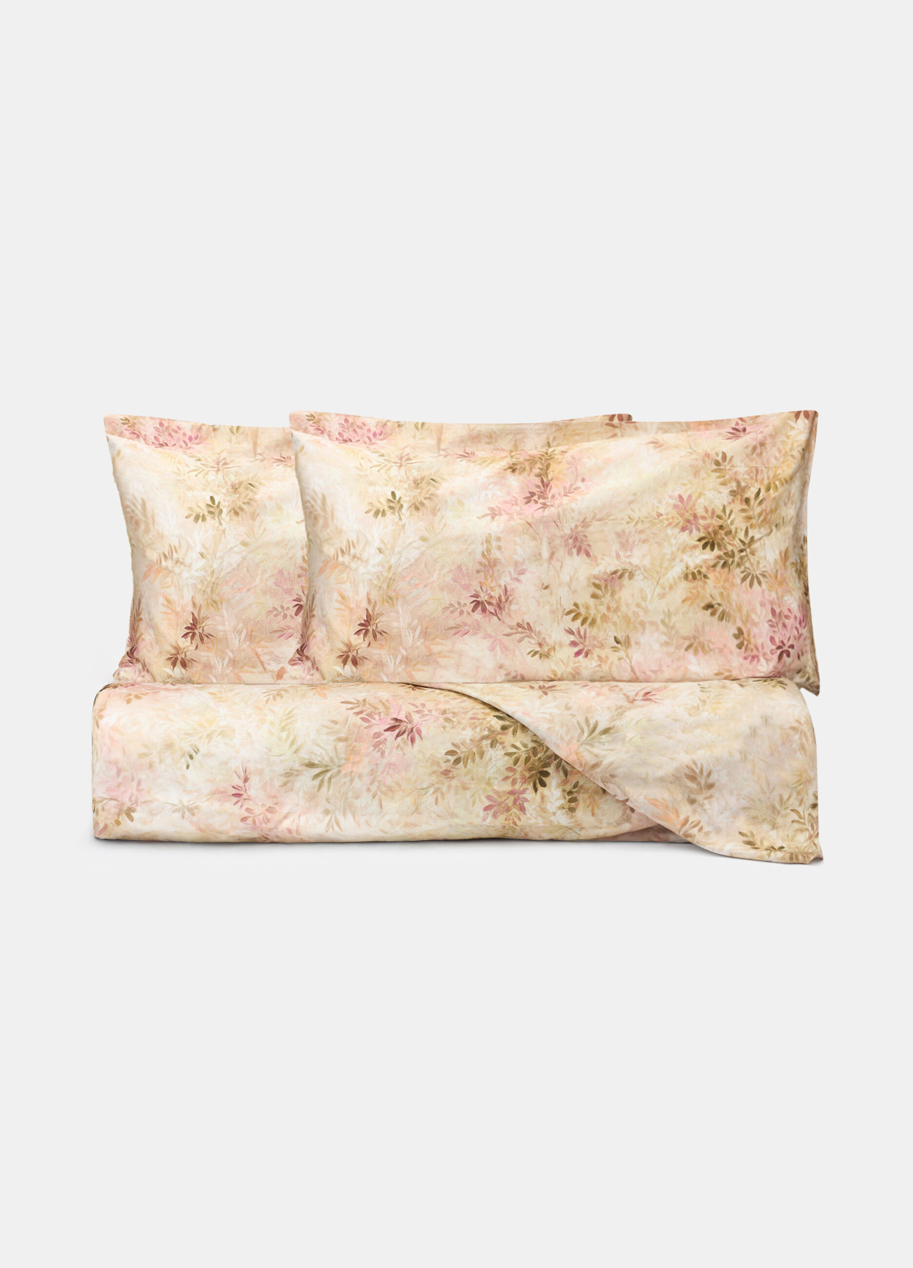 Parure copripiumino matrimoniale in raso di cotone_0