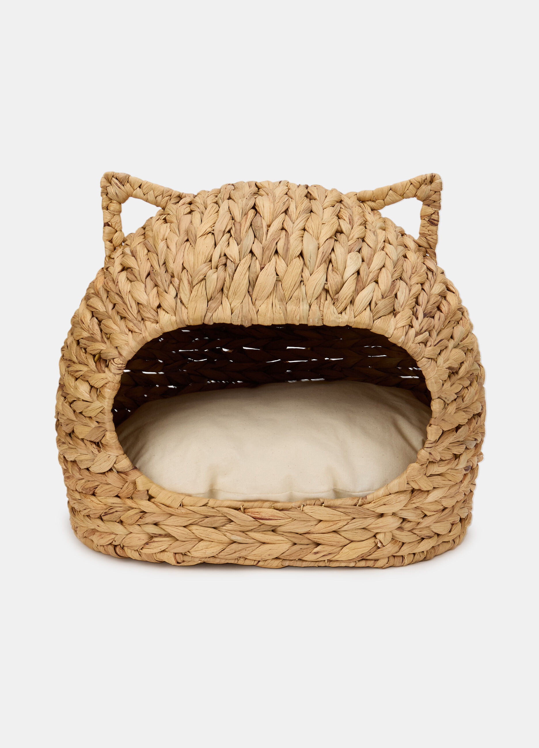 Cuccia per gatti in vimini intrecciato_0