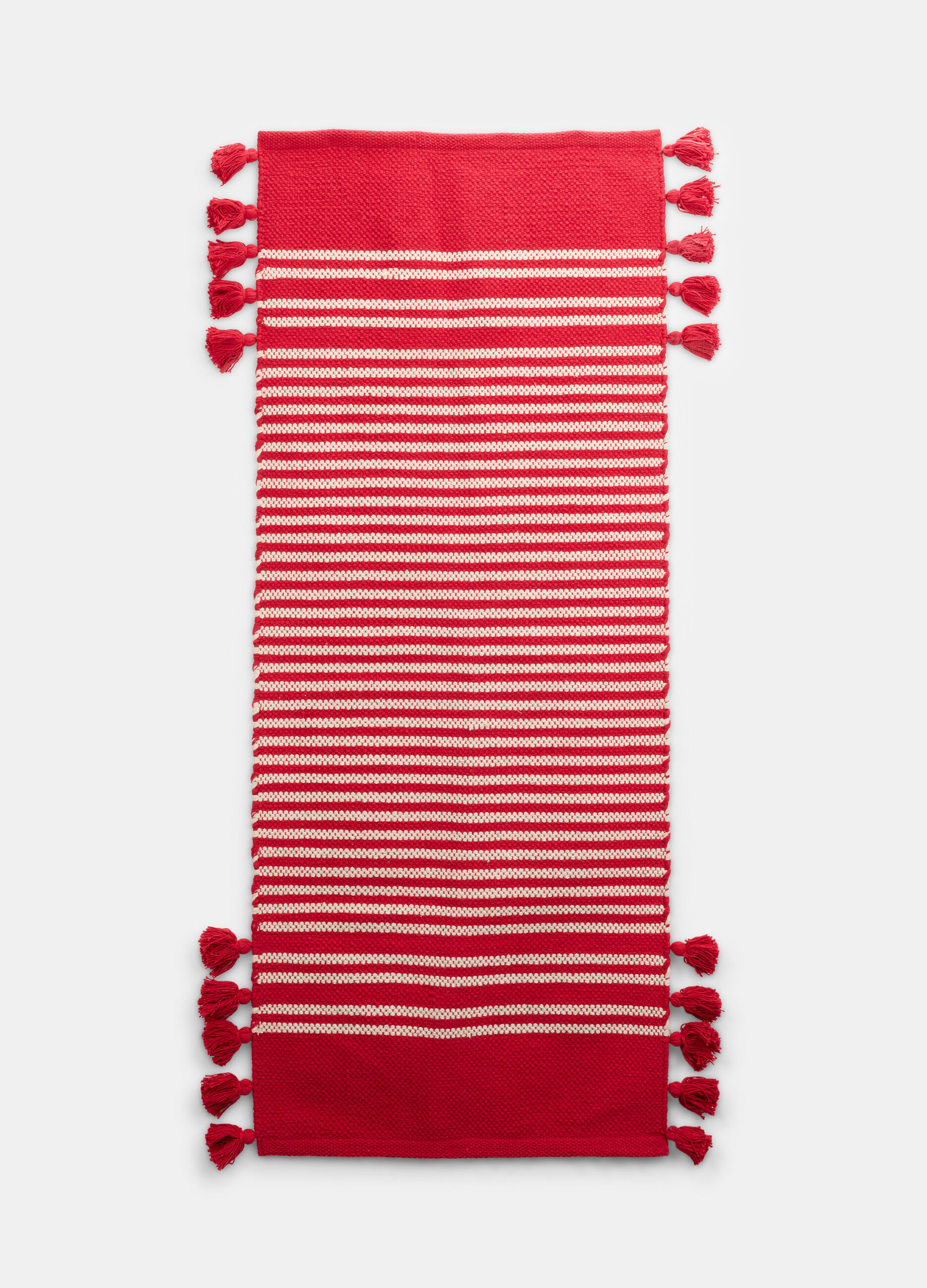 Tappeto da cucina in cotone con nappe_0
