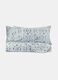 Parure lenzuolo in cotone con motivo ceramica_0