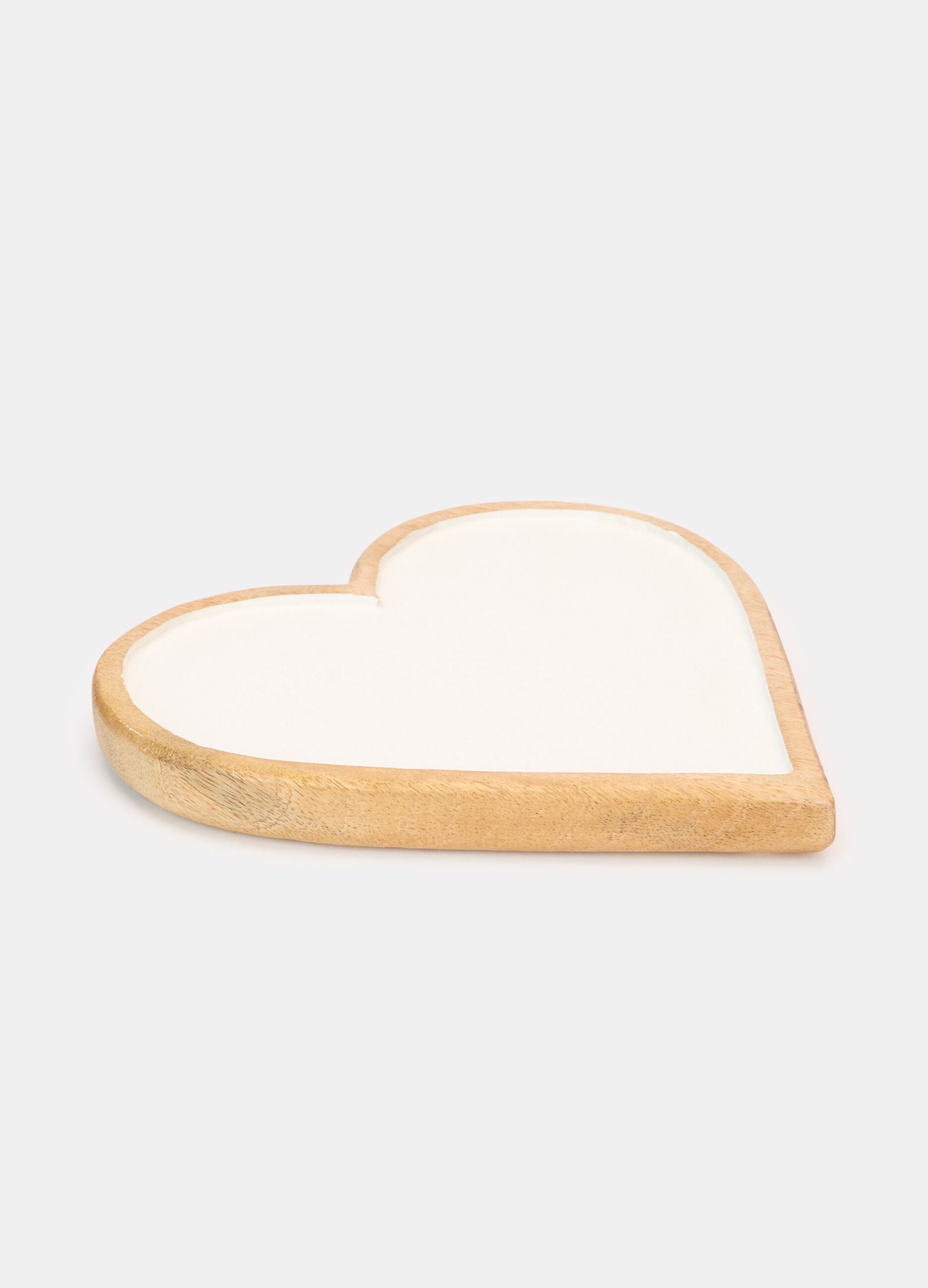 Vassoio a cuore in legno e smalto_0