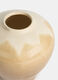 Vaso stile giara basso in ceramica sfumata_1