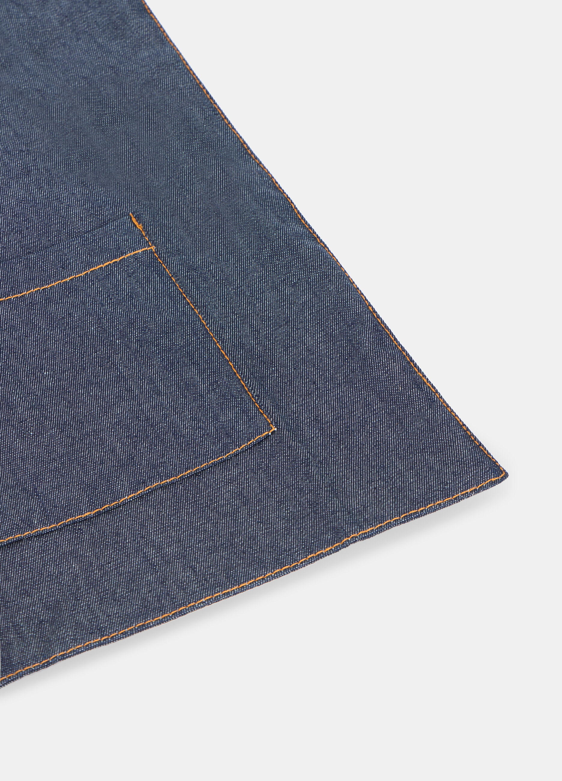 Tovaglietta rettangolare in puro cotone effetto denim_1