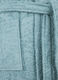 Accappatoio jacquard in cotone con cappuccio_1