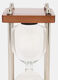 Clessidra con base in legno e metallo_1