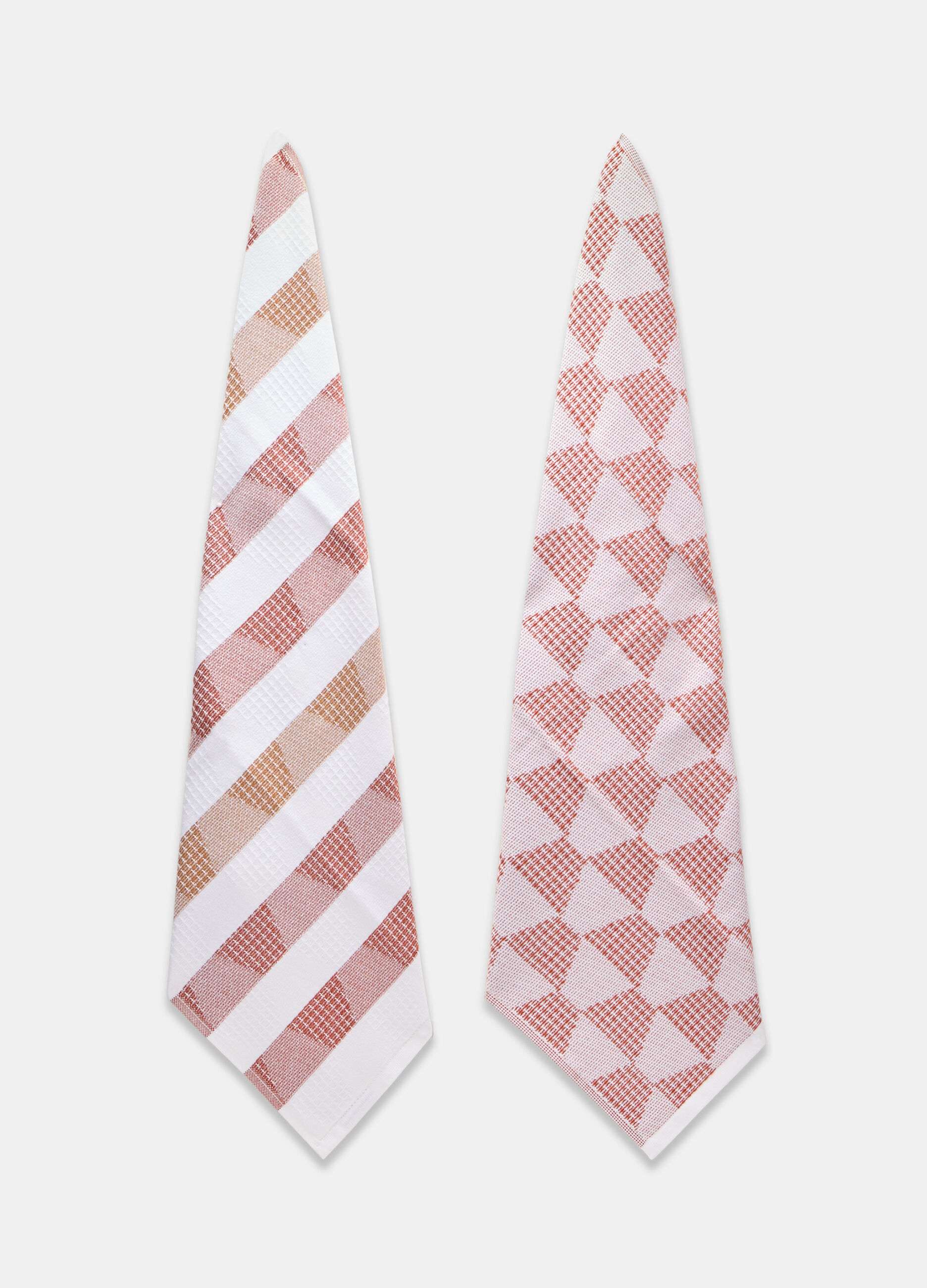 2 pack strofinacci da cucina con motivo geometrico_0