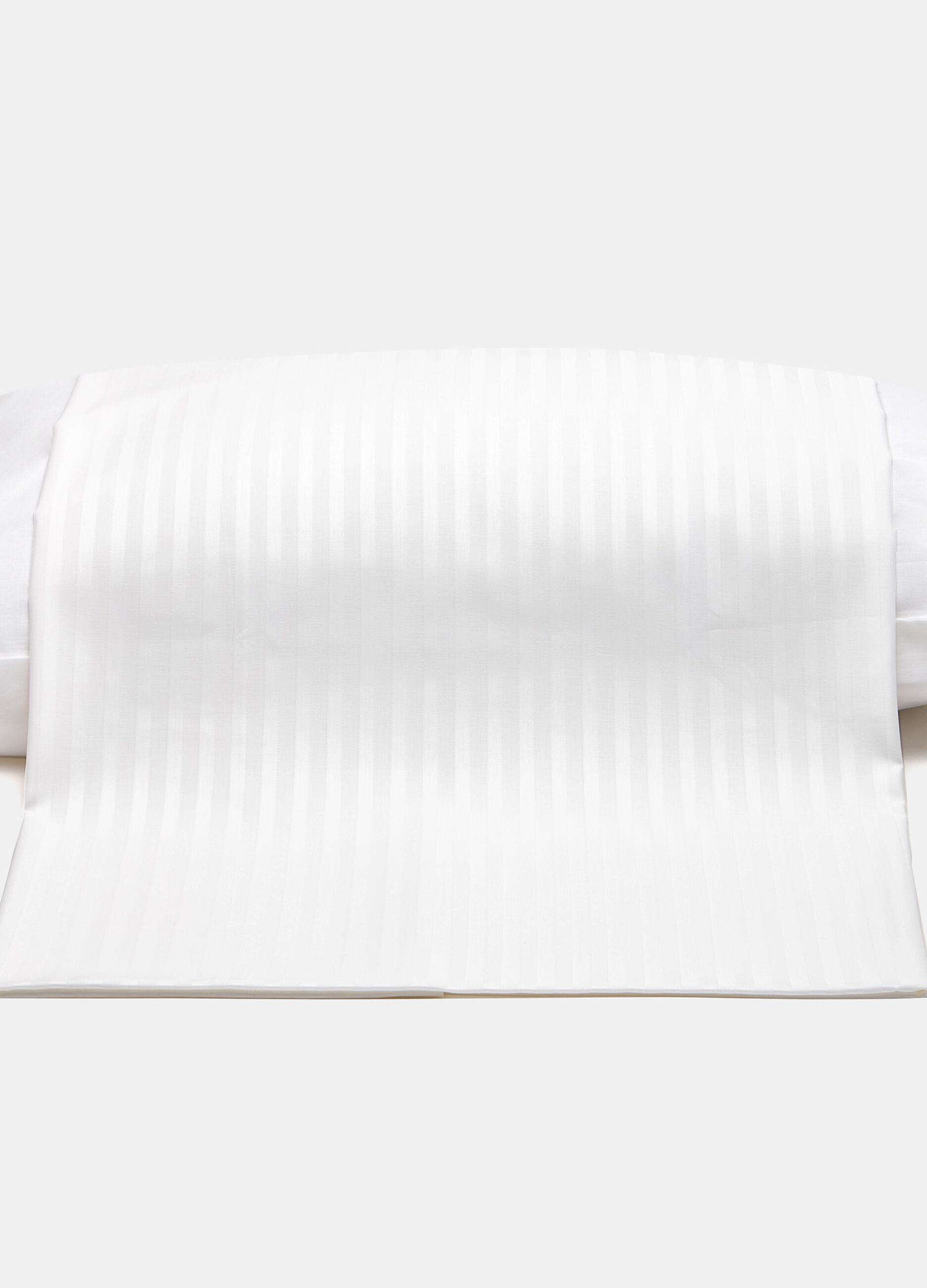 Pure Cotton Striped Satin Effect Sheet_0