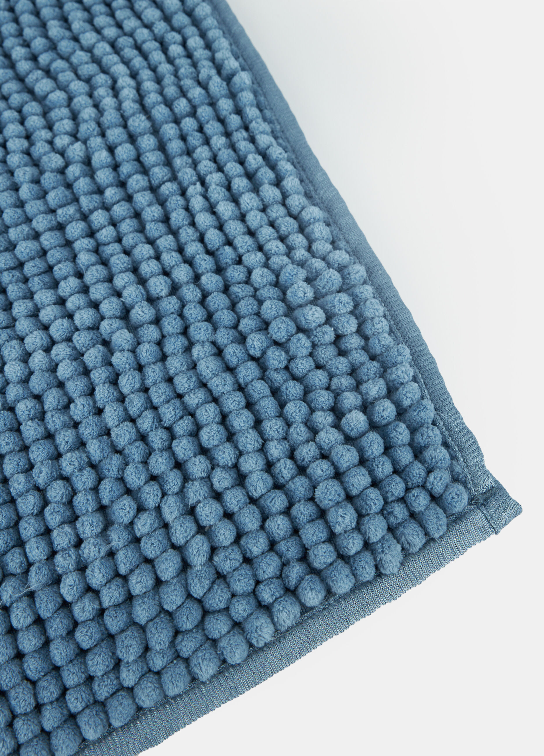 Spirella Tappetino Da Bagno Curve In Microfibra – 60x90 Cm, Blu – Morbido, Lavabile A 40°, Adatto A Riscaldamento A Pavimento