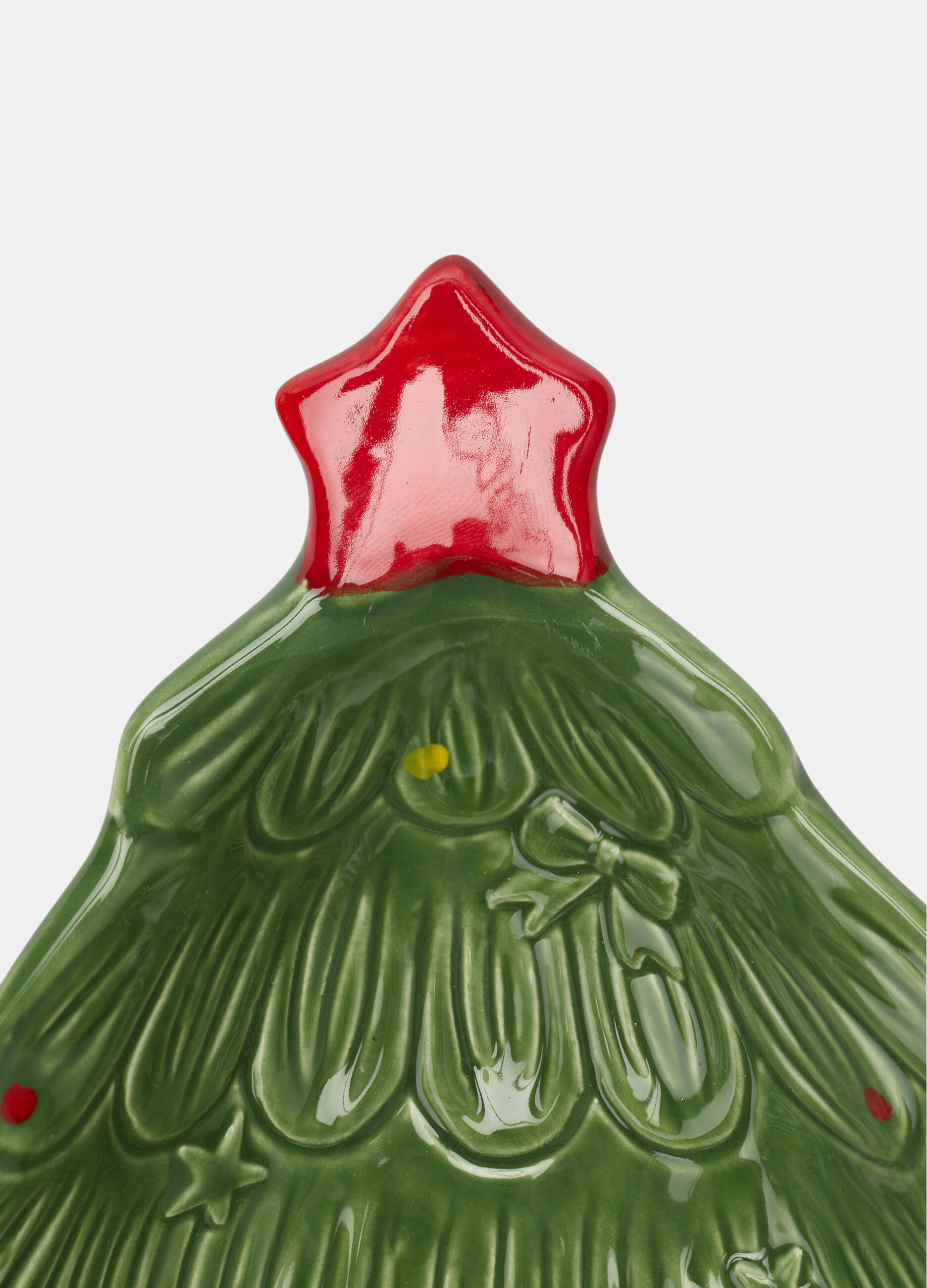Vassoietto albero di Natale in ceramica colorata_1
