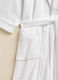 Bathrobe in 100% cotton with satin hem_2