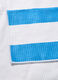 Striped waffle weave beach towel_1