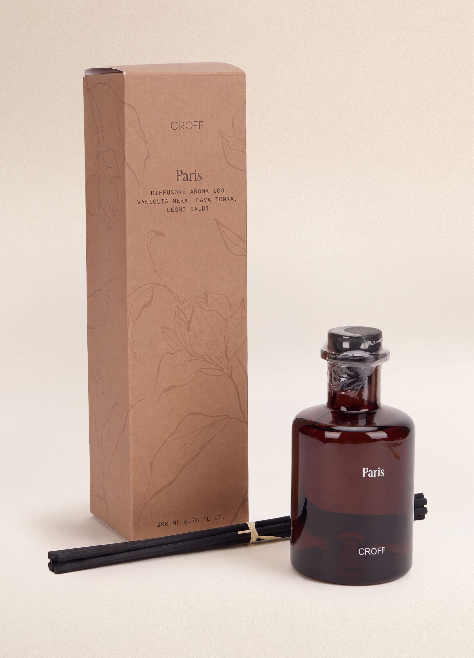 Diffusore con bastoncini Paris 200 ml_0