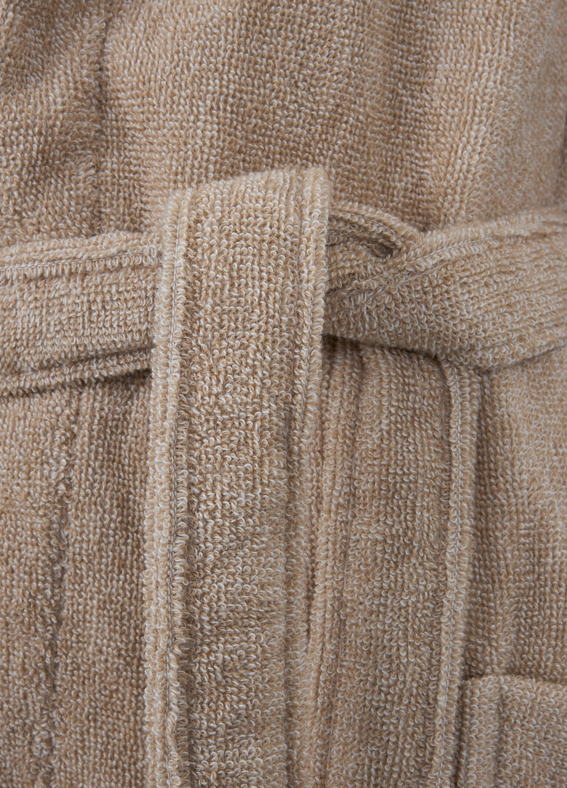 Accappatoio in spugna m&eacute;lange