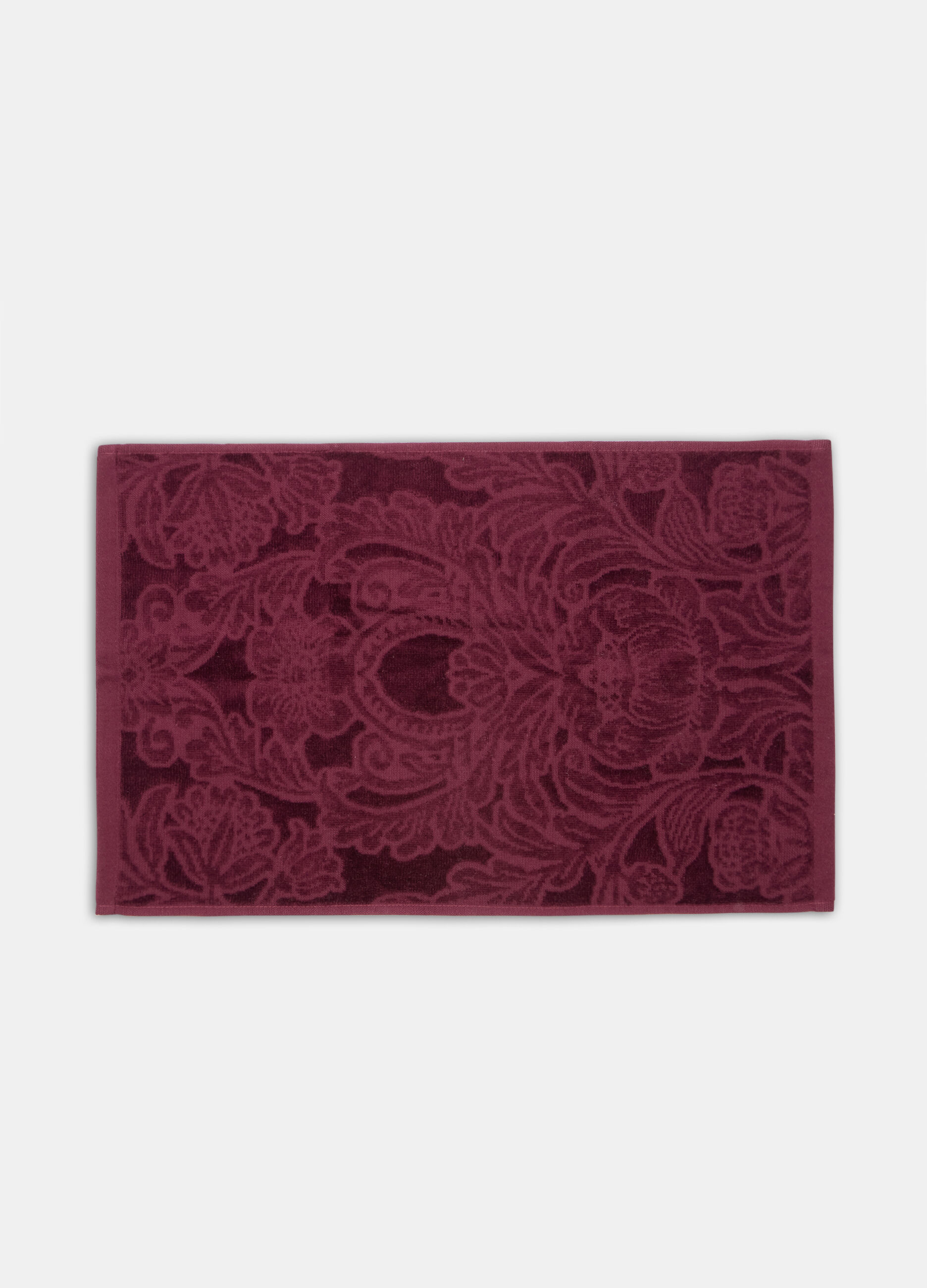 Asciugamano in cotone effetto jacquard_1