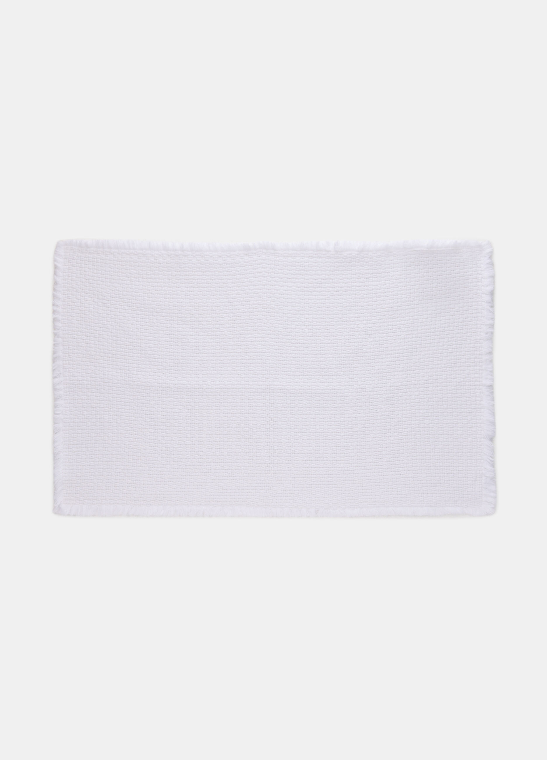 Tappetino bagno in cotone con frange_0