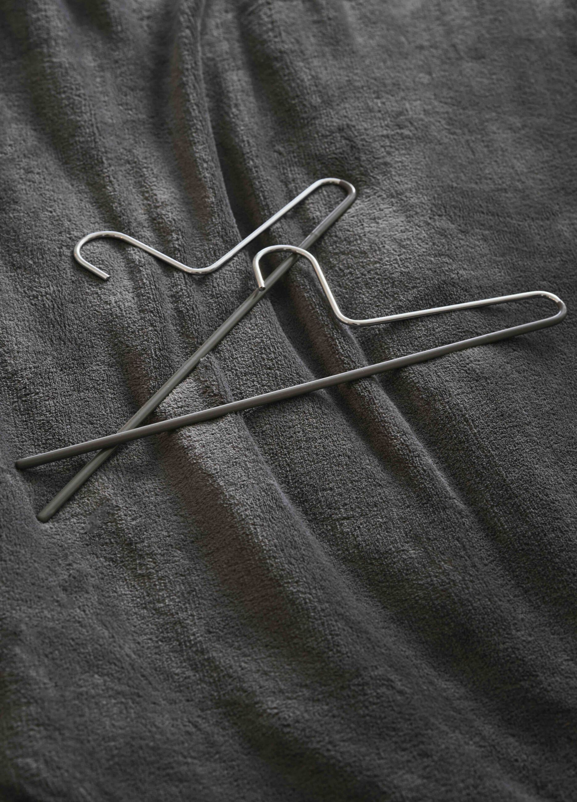 3 pack grucce portapantaloni in acciaio