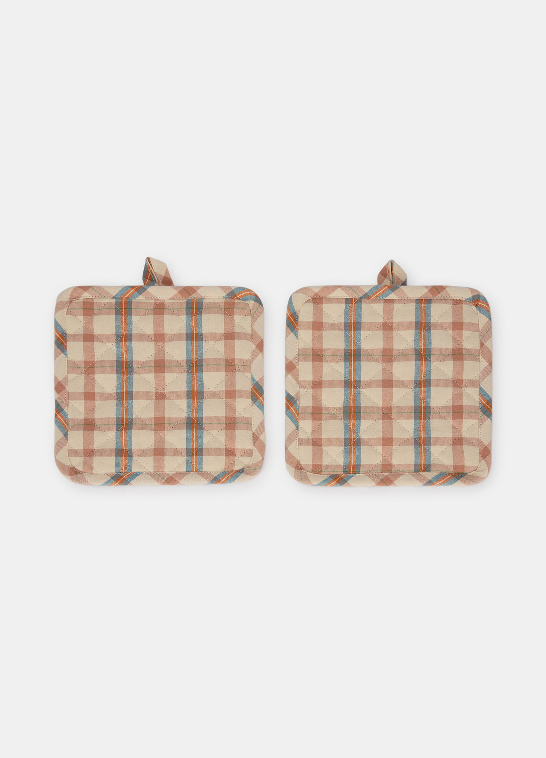 2 pack presine in cotone lavato a quadri_0