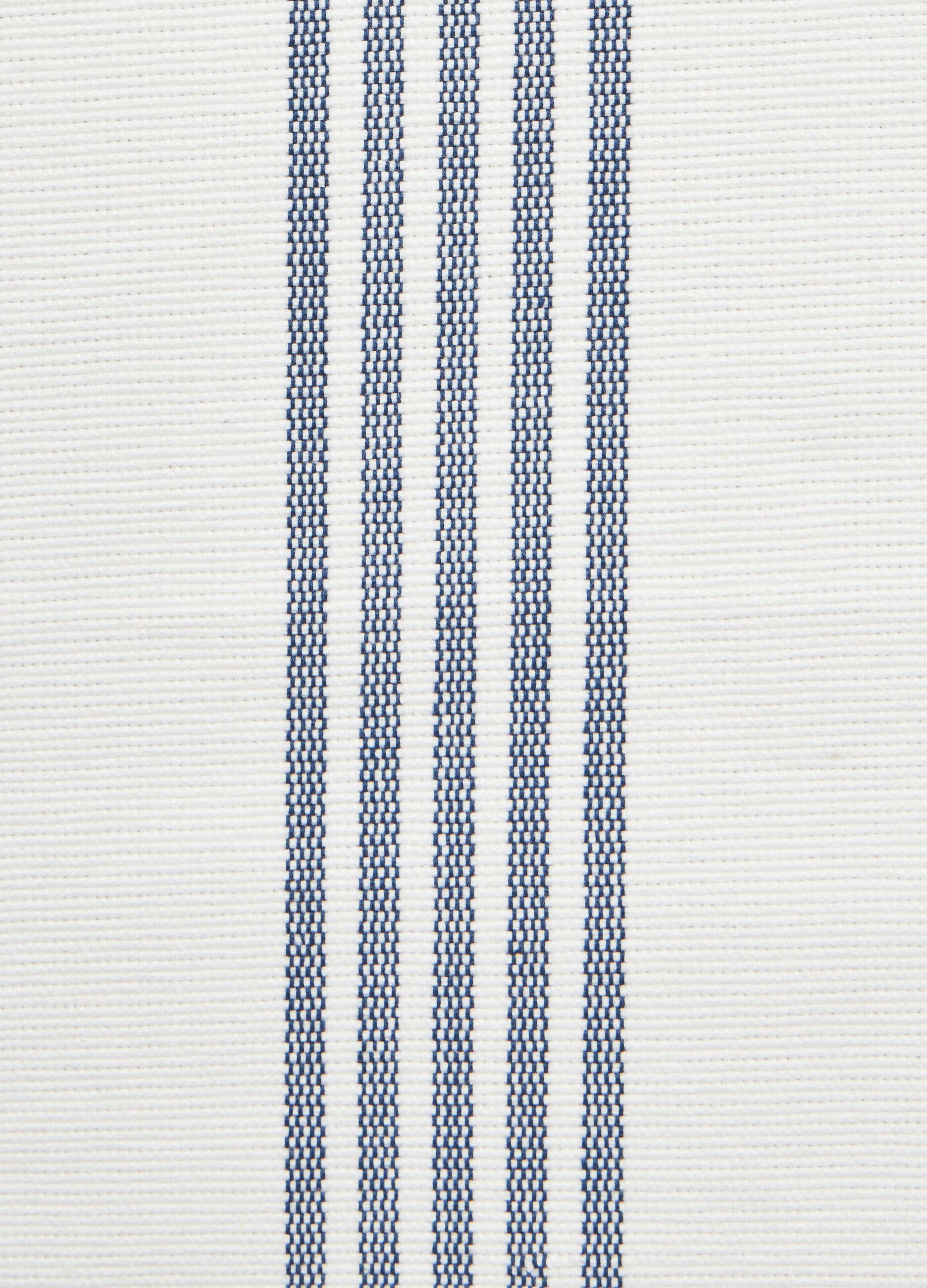 Runner in puro cotone a righe_1
