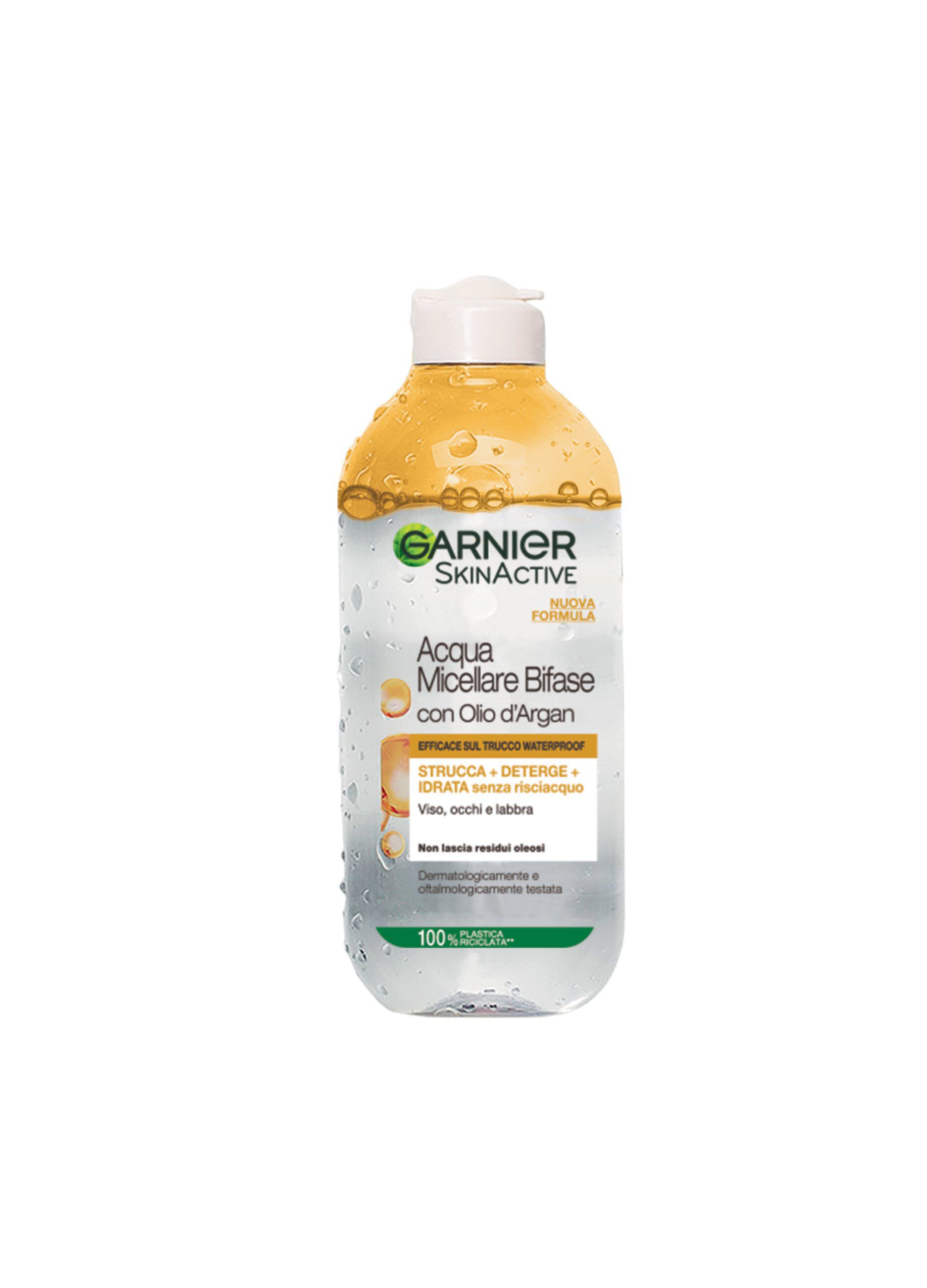 Garnier Acqua Micellare Bifase, Strucca, Deterge e Idrata Senza Risciacquo, 400 ml, Confezione da 3._0