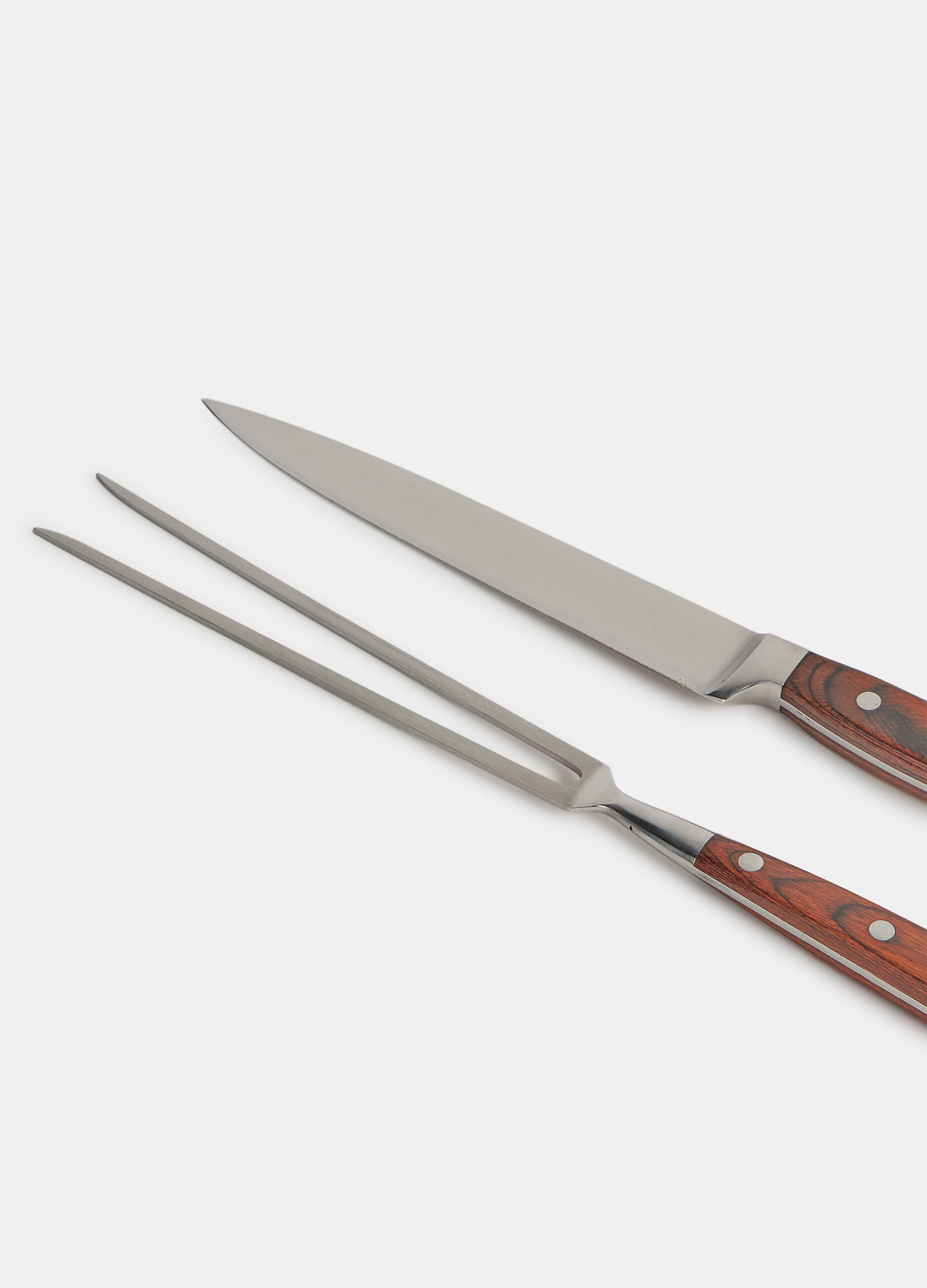 Set coltello e forchettone da arrosto in acciaio_1