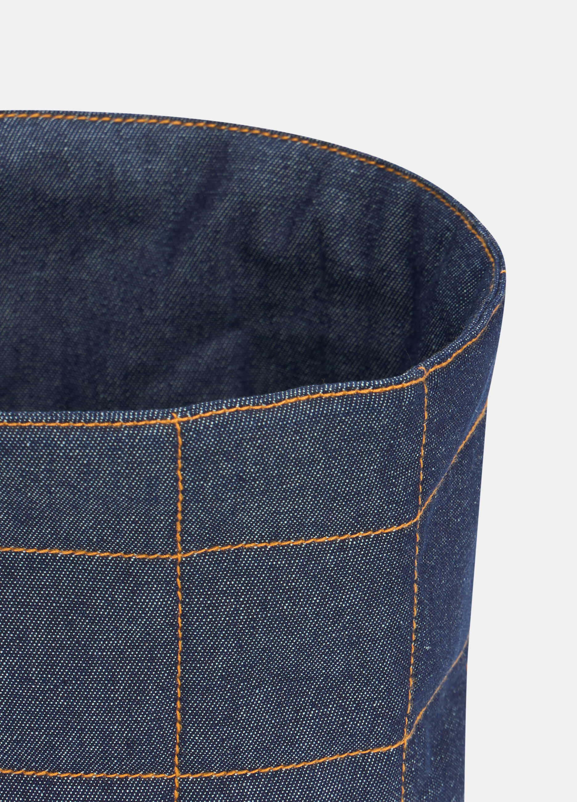 Contenitore portapane in puro cotone effetto denim_1