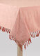 8-place cotton tablecloth with fringe_0