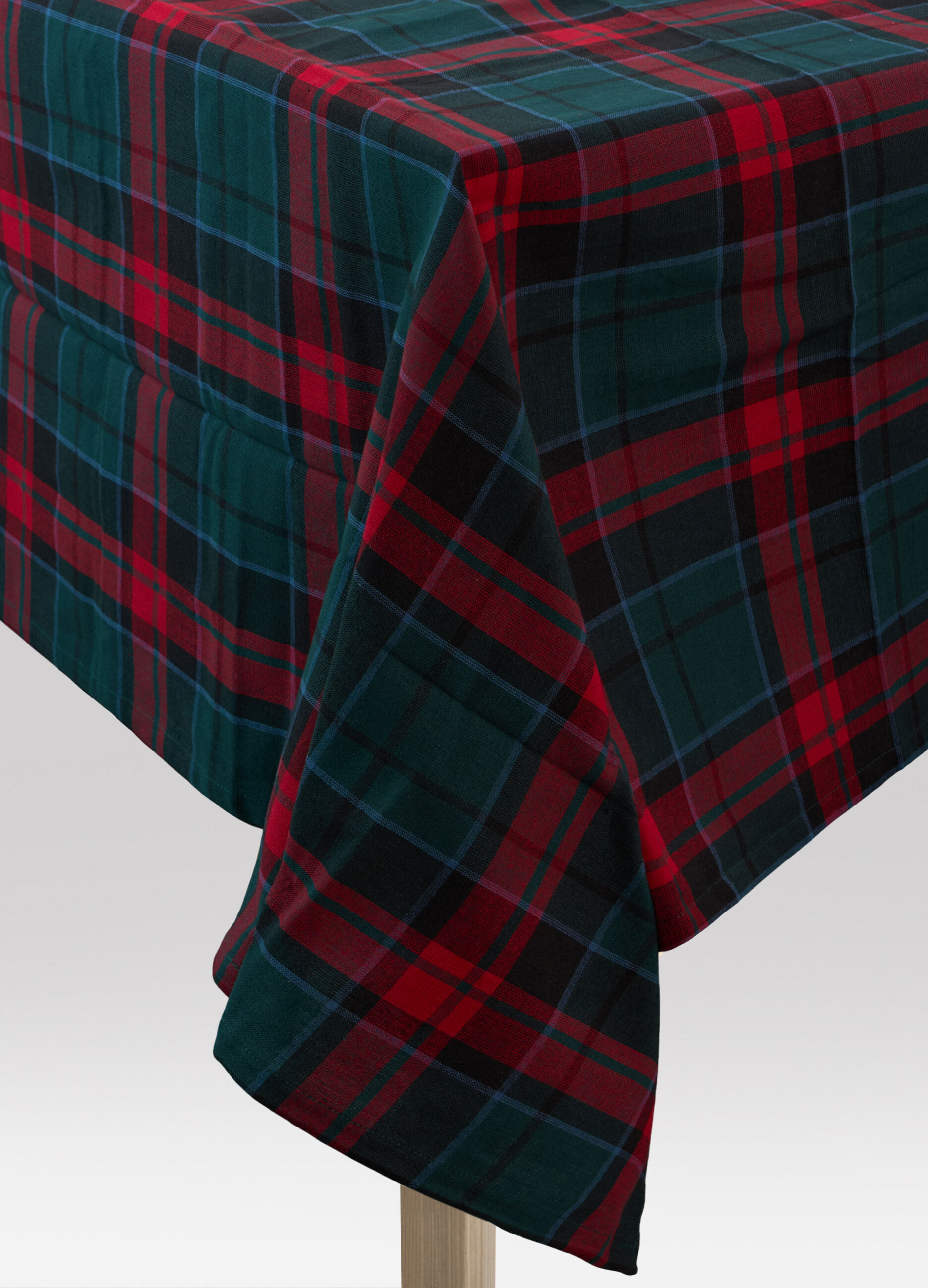 Tovaglia 10 posti in cotone a scacchi_0