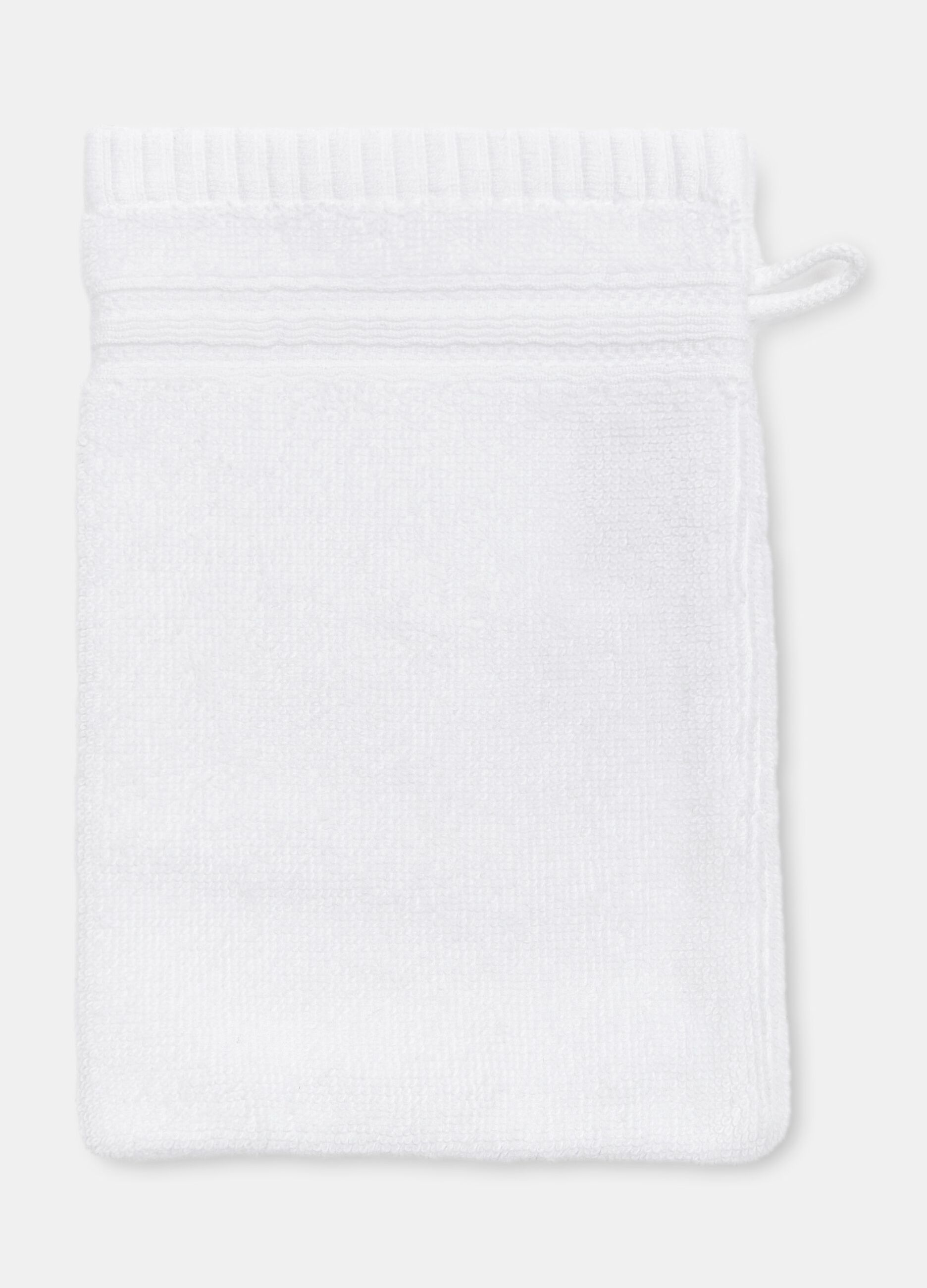 Guanto esfoliante di puro cotone in tinta unita_0