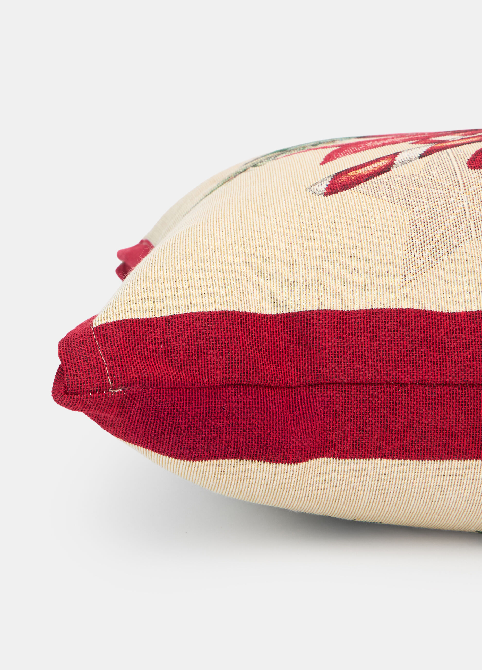 Cuscino imbottito con motivo jacquard_1