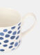 Tazza bassa e rotonda in ceramica a pois_1