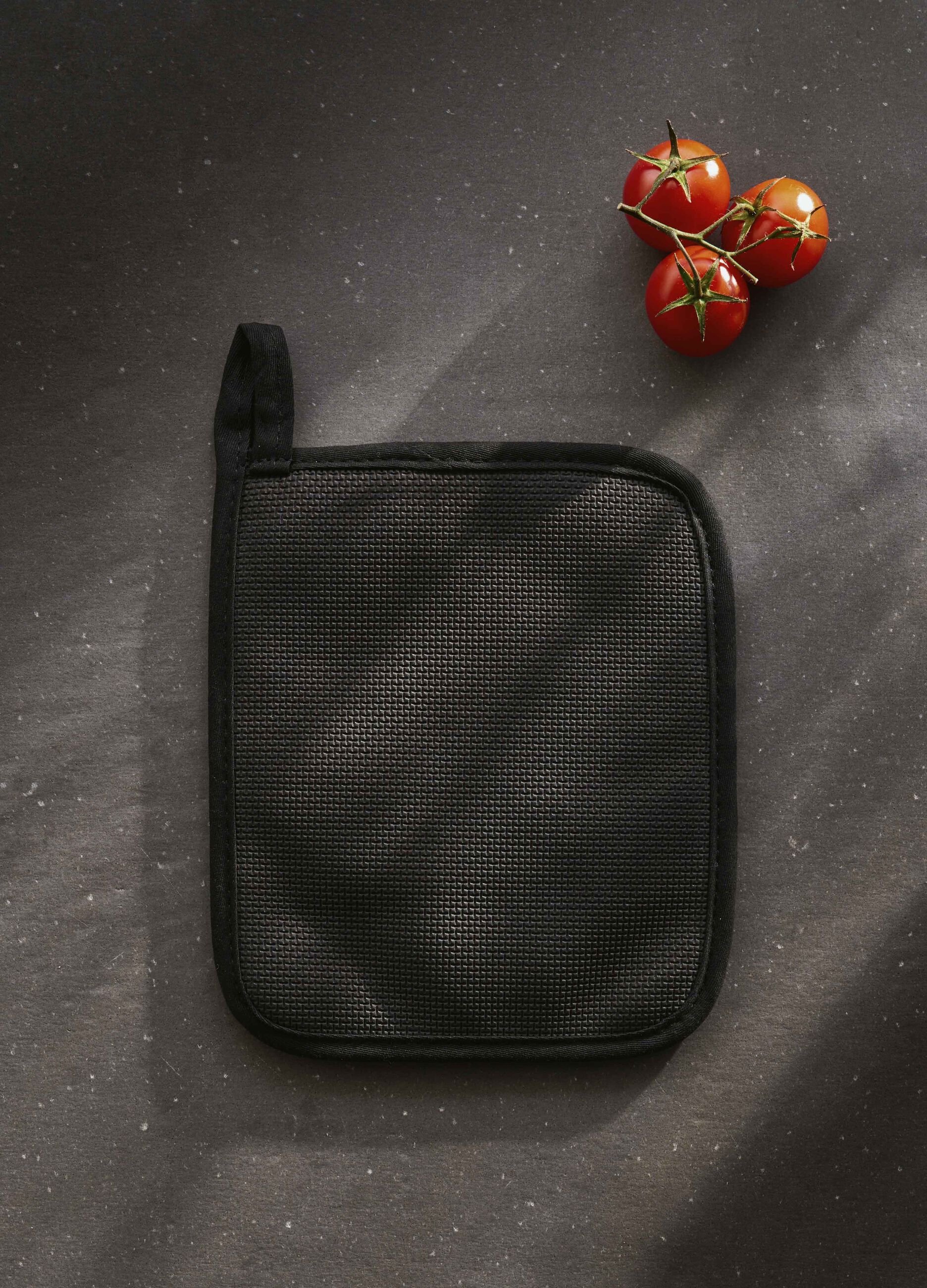 Oven mitt with rubber insert_0