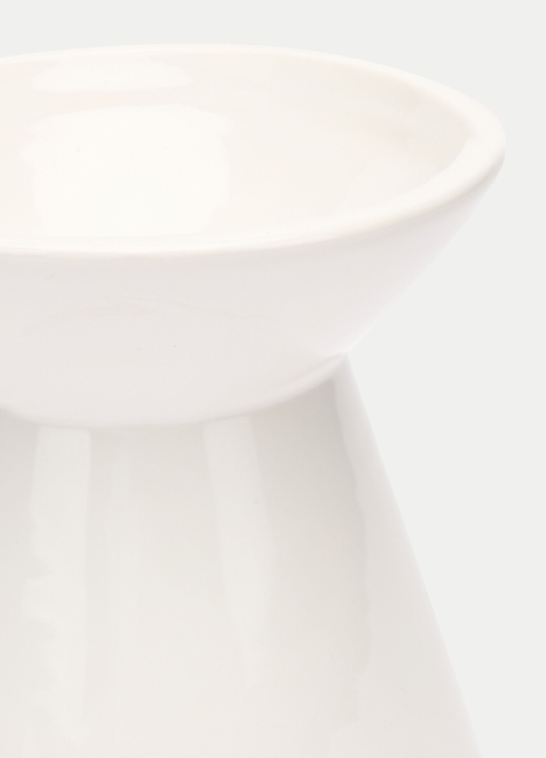 Vaso conico in ceramica con inserti grezzi_1