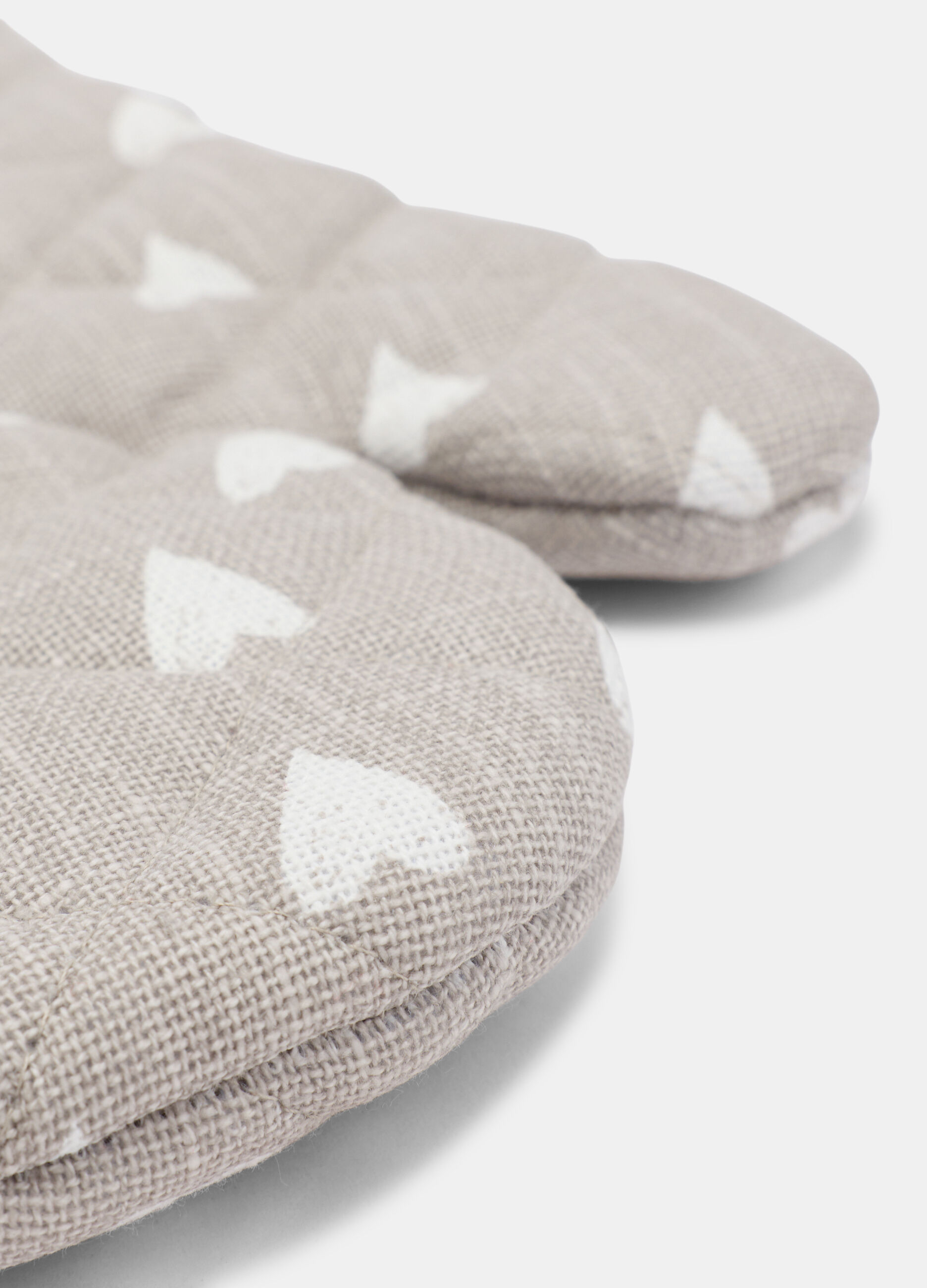 Guanto da forno in cotone a cuori_1