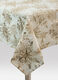 Tovaglia fiocchi di neve in misto cotone_0