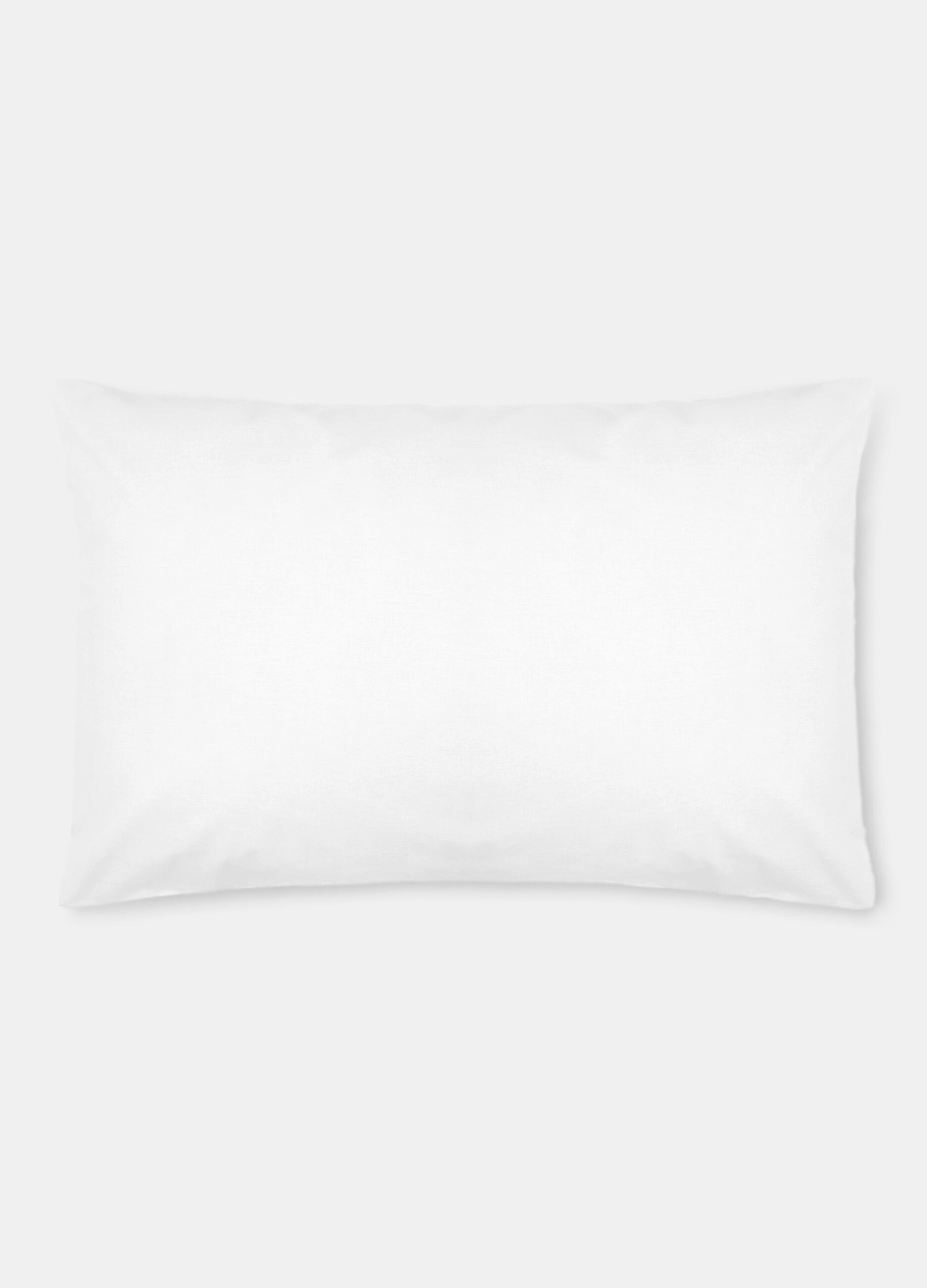 Solid-coloured pure cotton pillowcase_0