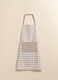 Checked cotton apron_1
