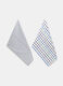 2 pack strofinacci a quadri multicolore_0