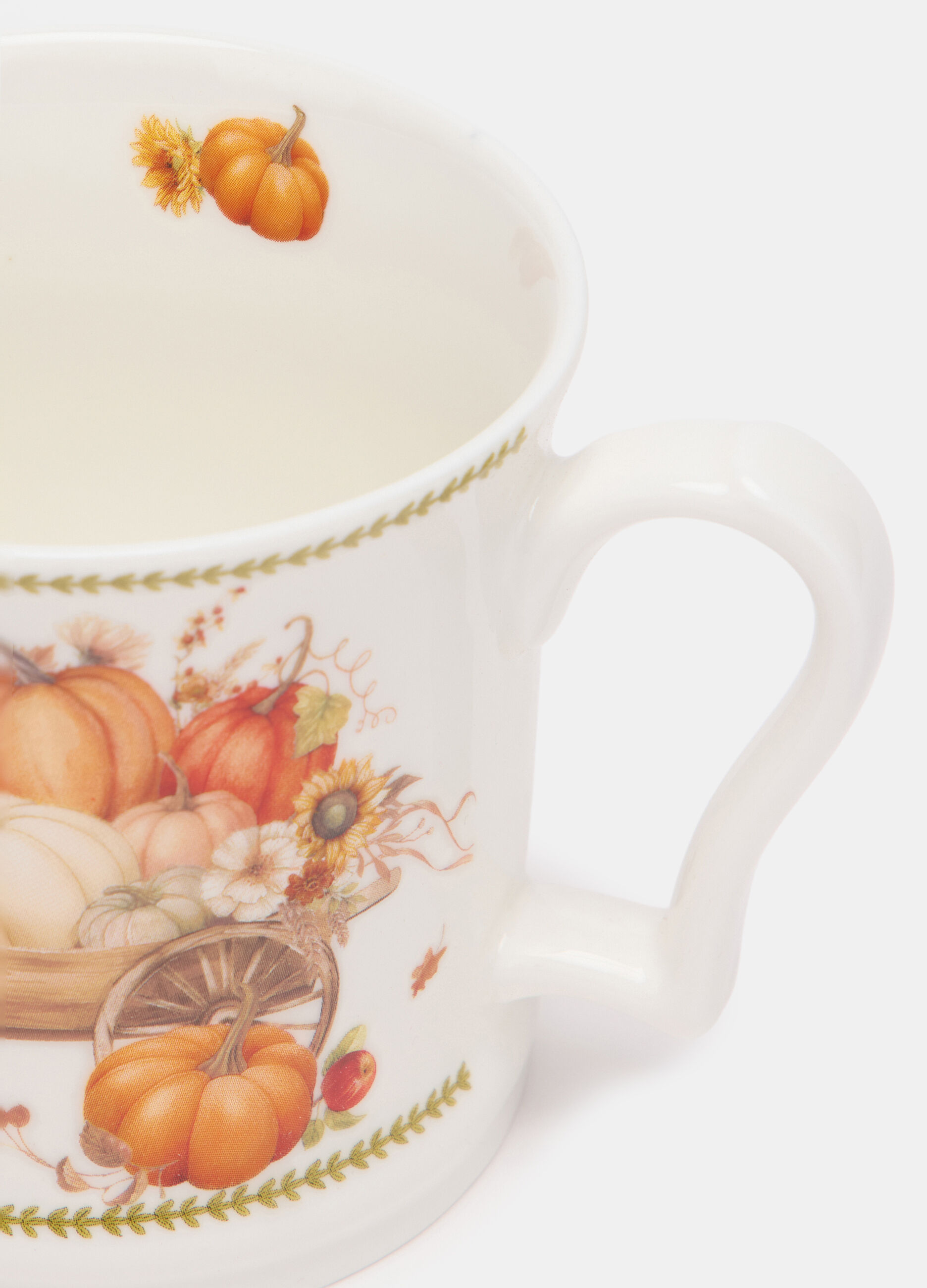 Tazza in ceramica con stampa zucca_1
