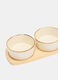 Tray with double bowl_1
