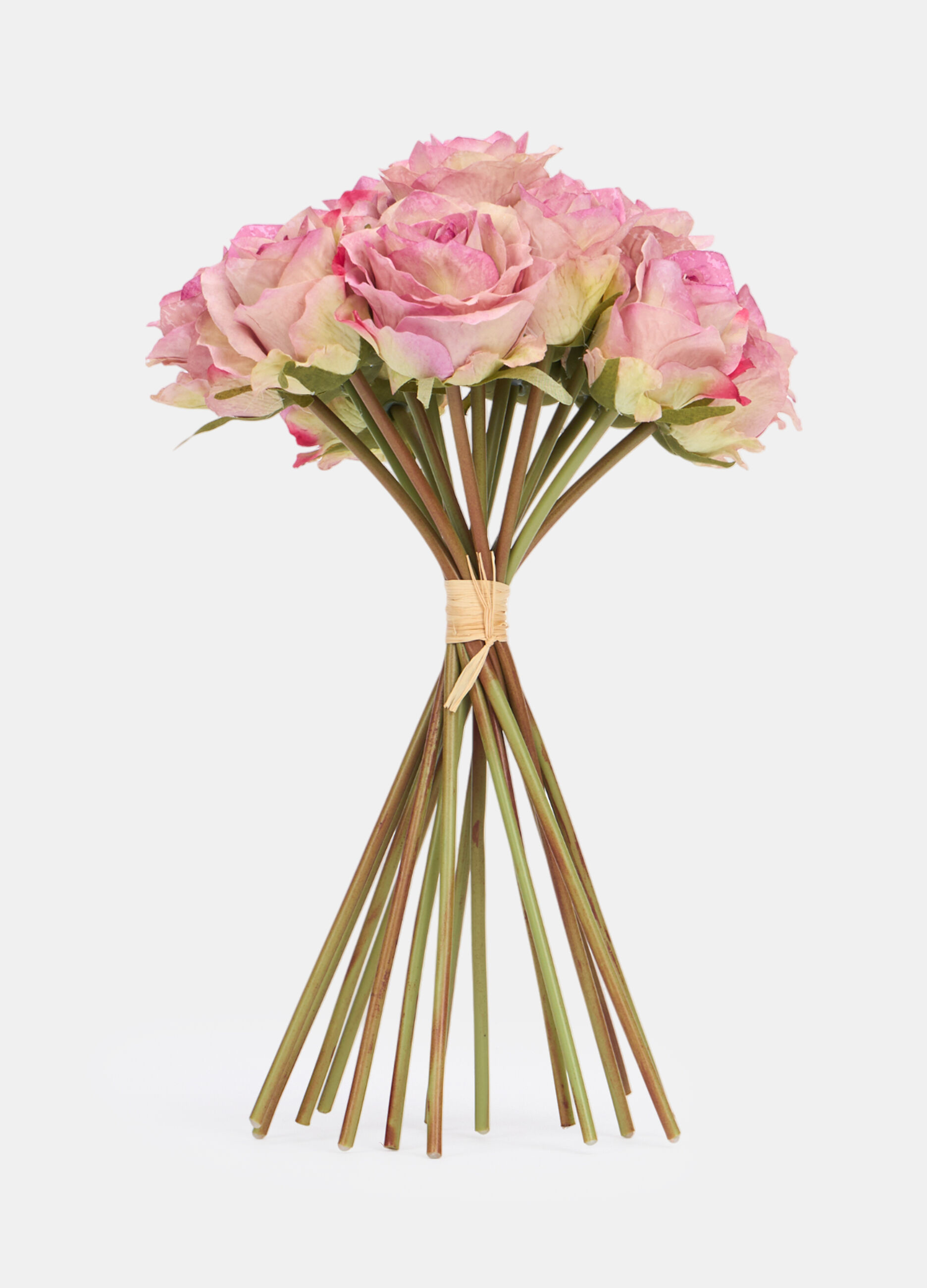 Bouquet of false pink roses_0