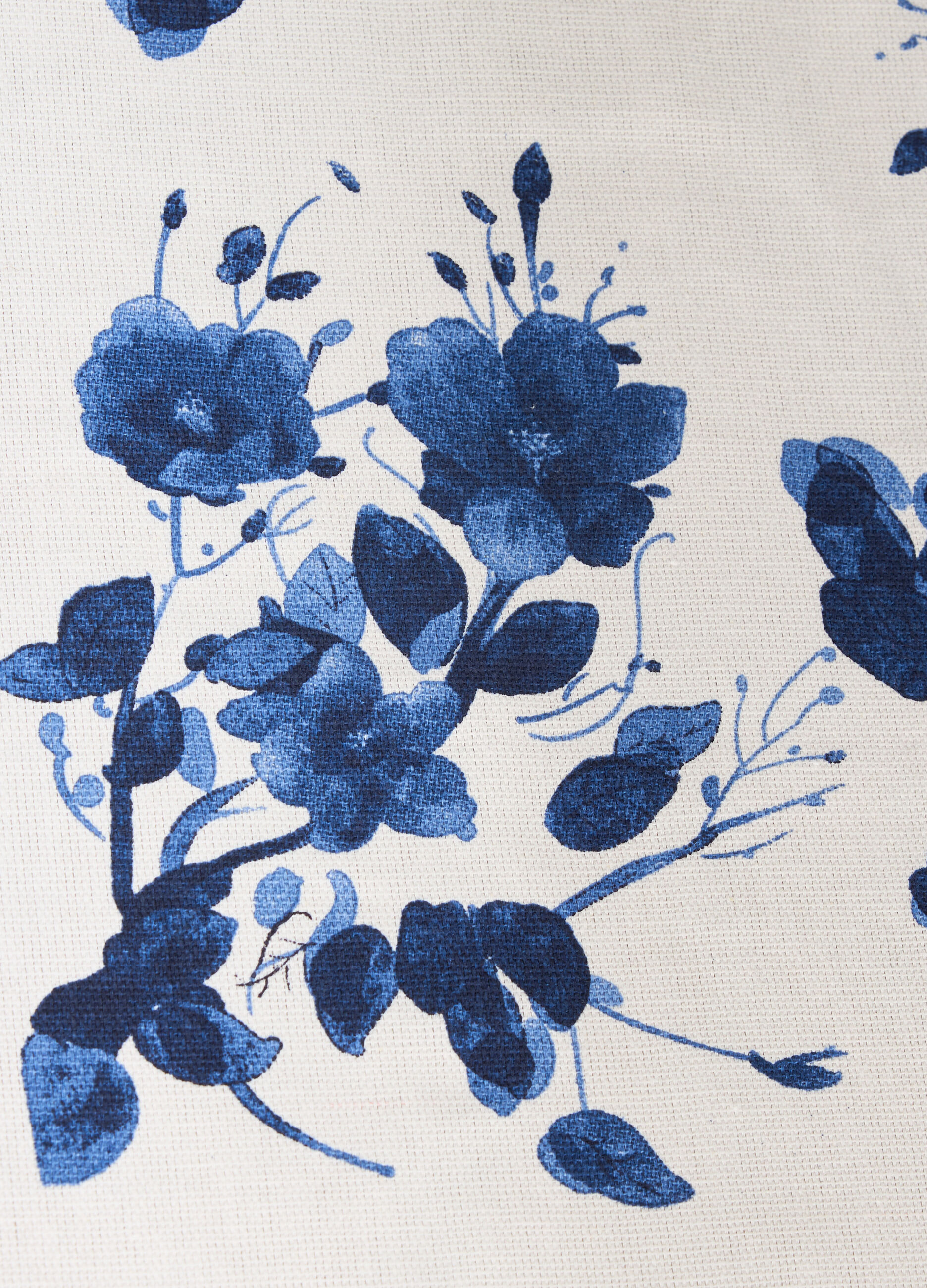 Runner in puro cotone a fiori_1