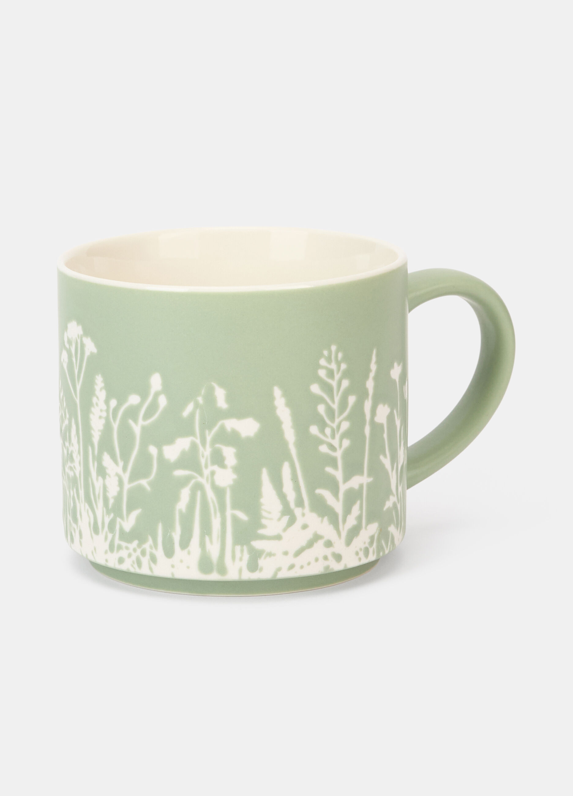 Tazza mug con fiori a contrasto_0