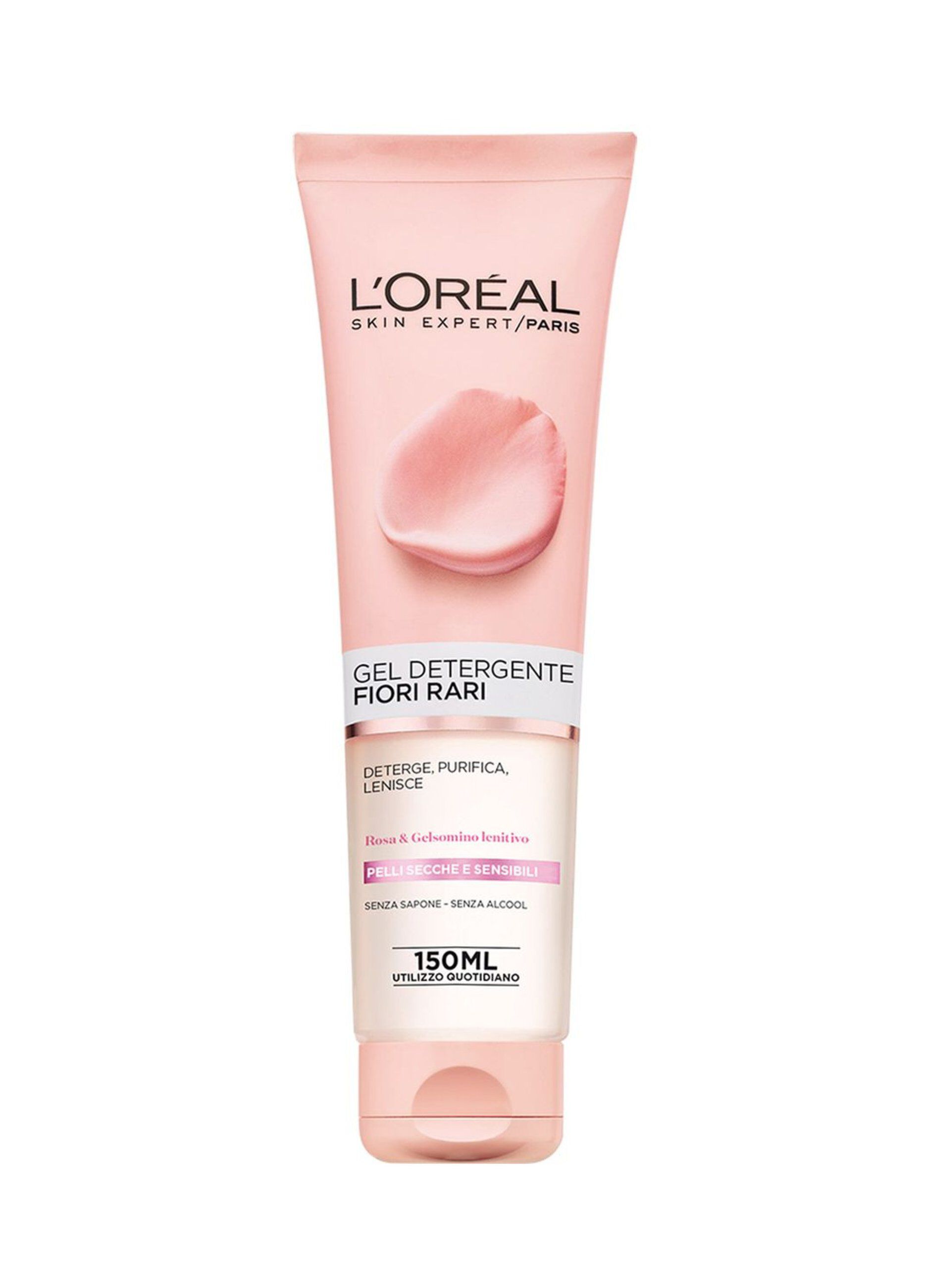 L'Oréal Paris Gel Detergente Fiori Rari, Deterge e Idrata la Pelle, per Pelli Secche e Sensibili._0