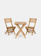 Set tavolino e 2 sedie in legno_0