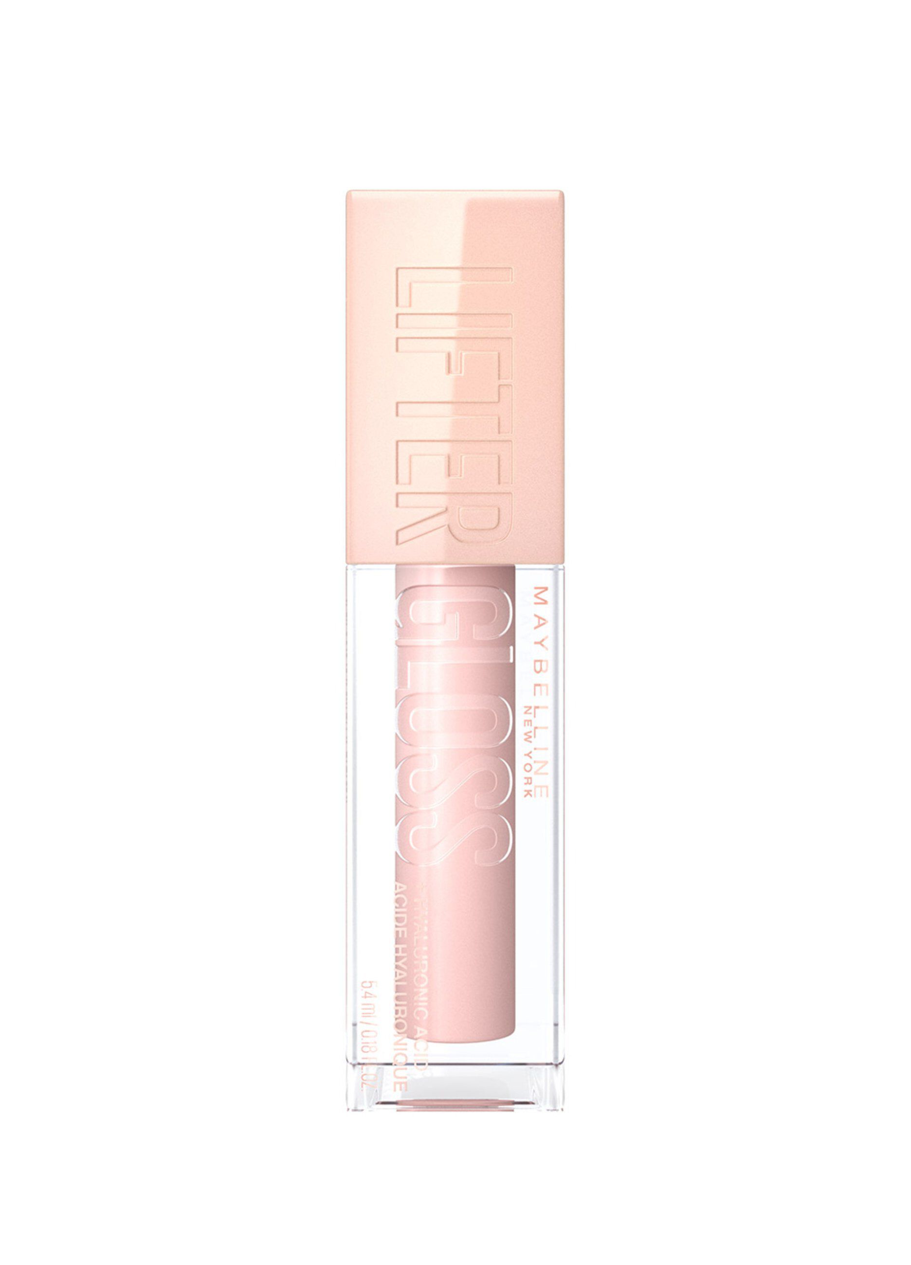 Maybelline New York Lifter Gloss, Lucidalabbra con acido ialuronico, Effetto rimpolpante e idratante, Ice (002), 5,4 ml._1