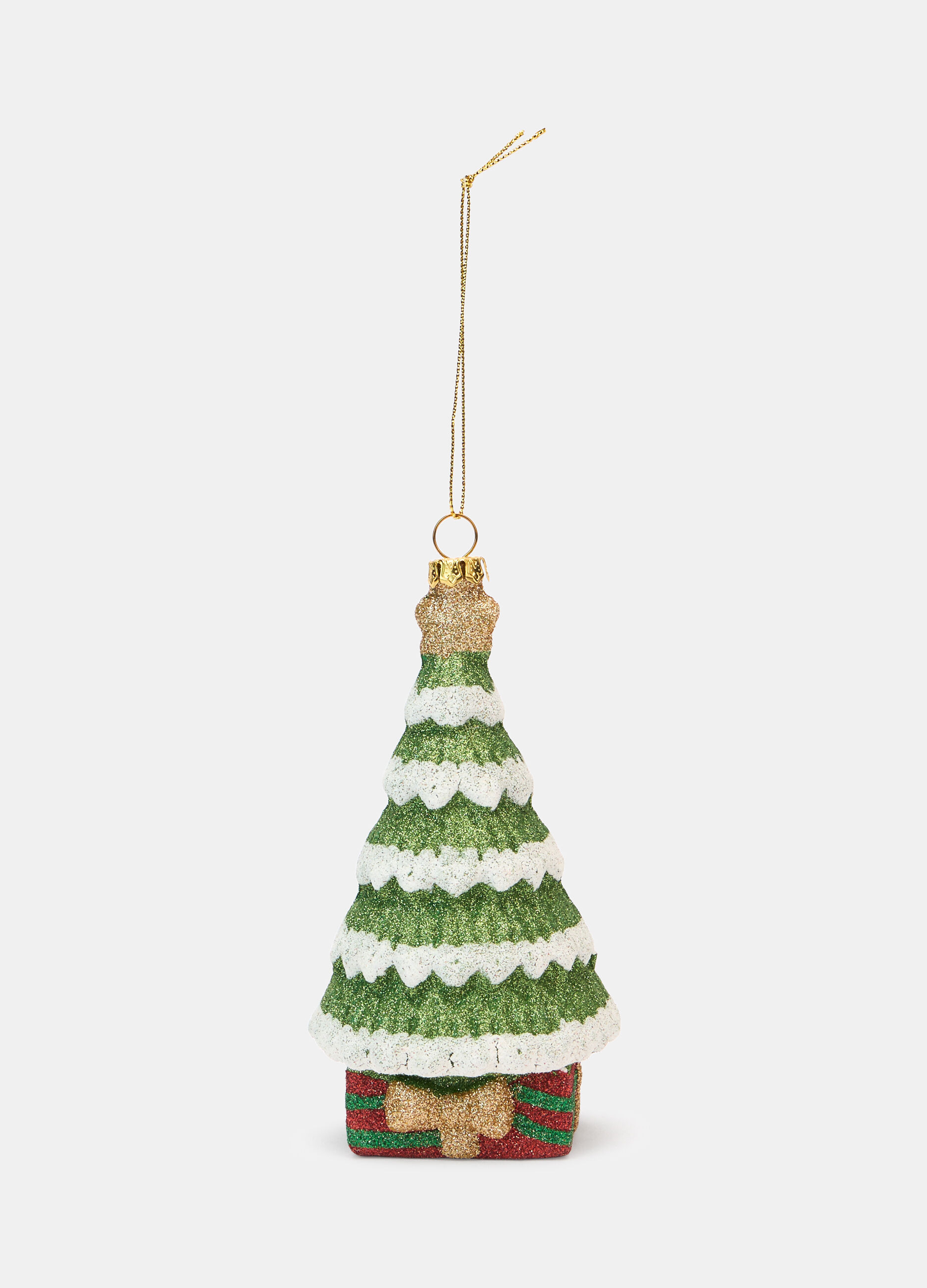 Ornamento albero di Natale glitterato_0