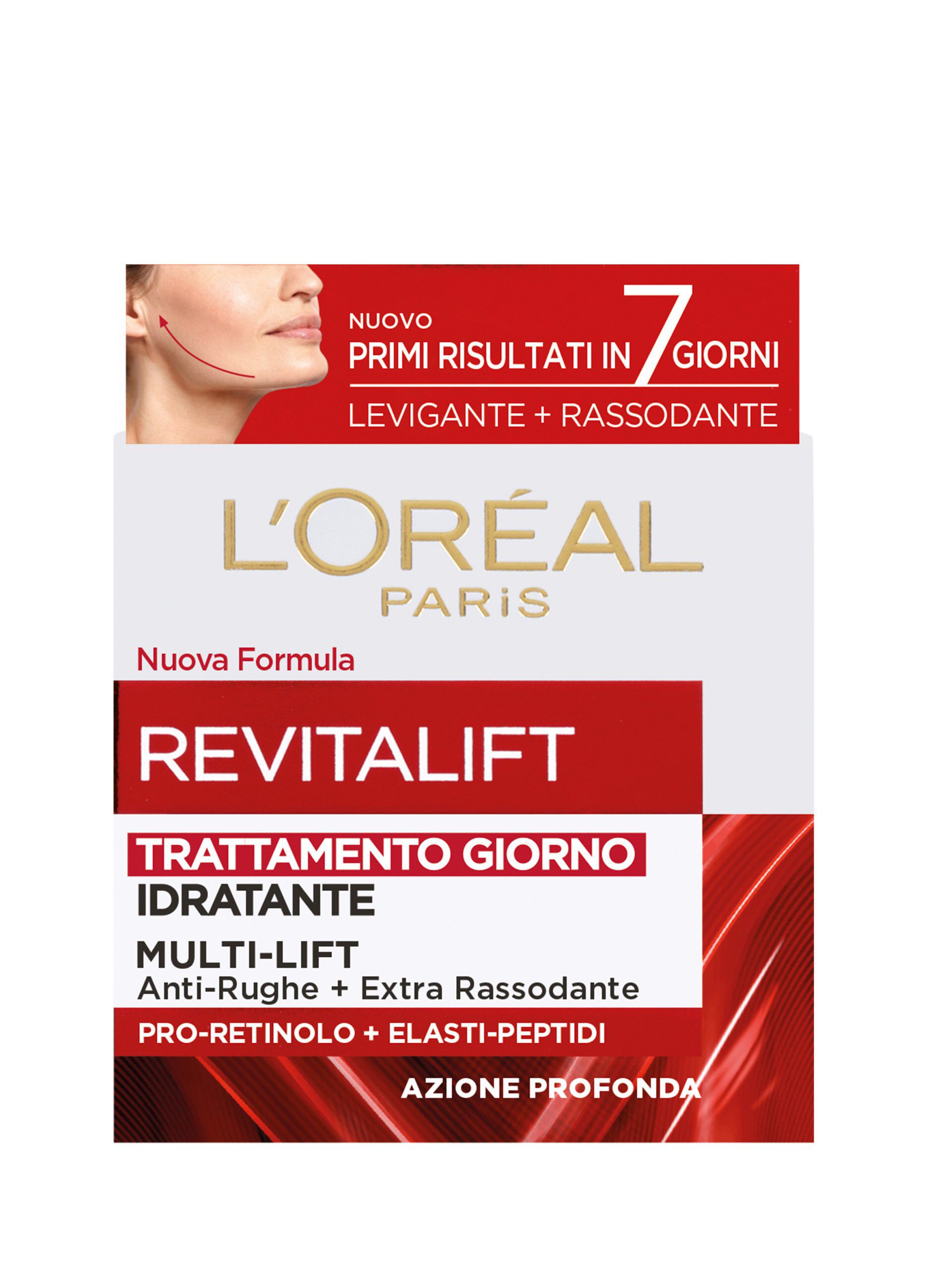 L'Oréal Paris Revitalift Giorno Trattamento giorno Idratante Multi-lift Anti-rughe Extra Rassodante con Pro-Retinolo ed Elasti-peptidi, 50 ml.