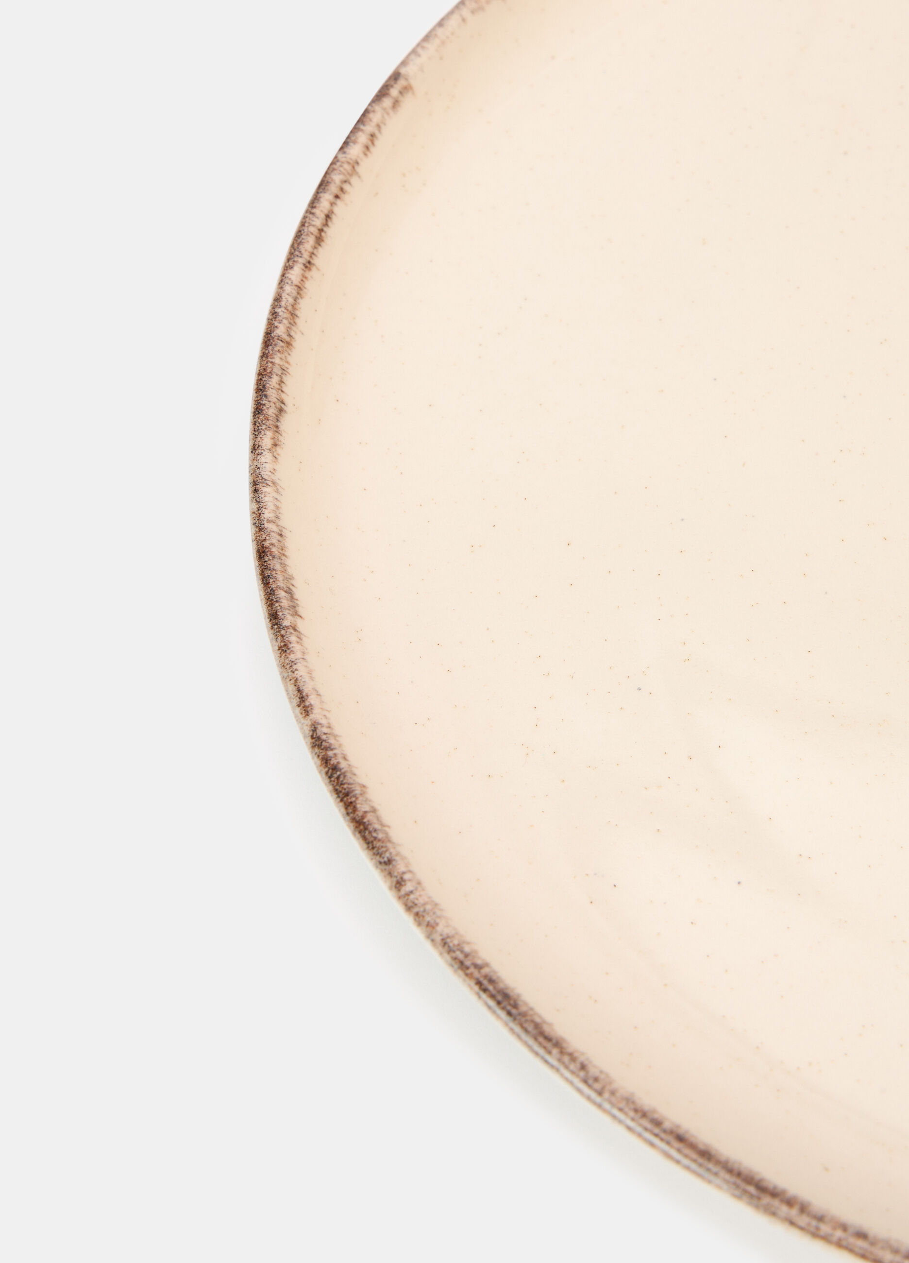 Piattino da dessert in ceramica con bordo_1