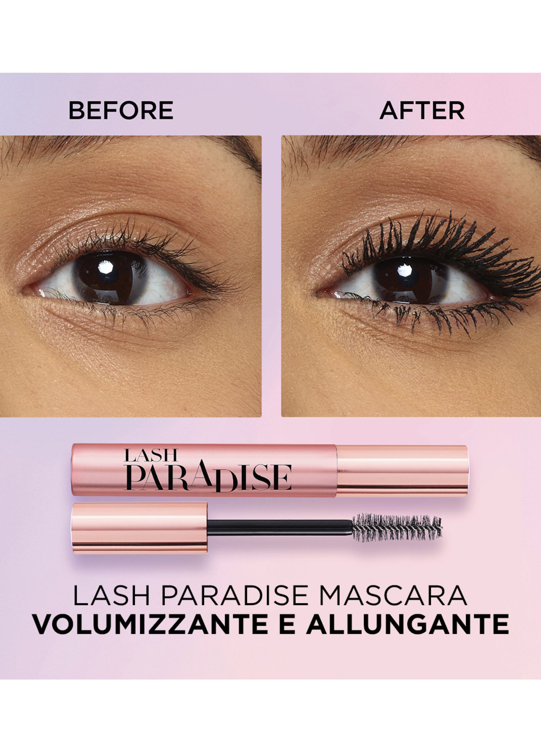 L'Oréal Paris Lash Paradise, Mascara Volumizzante e Allungante, Nero, 6,4 ml._3